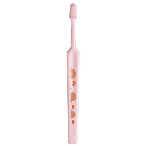 TePe Mini Extra Soft Παιδική Οδοντόβουρτσα για τα Πρώτα Δοντάκια από 0 Έως 3 Ετών 1 Τεμάχιο - Ροζ